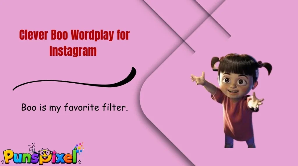 Clever Boo Wordplay for Instagram