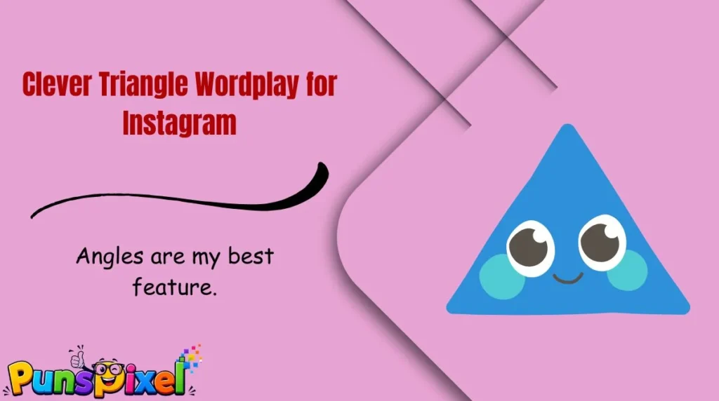 Clever Triangle Wordplay for Instagram